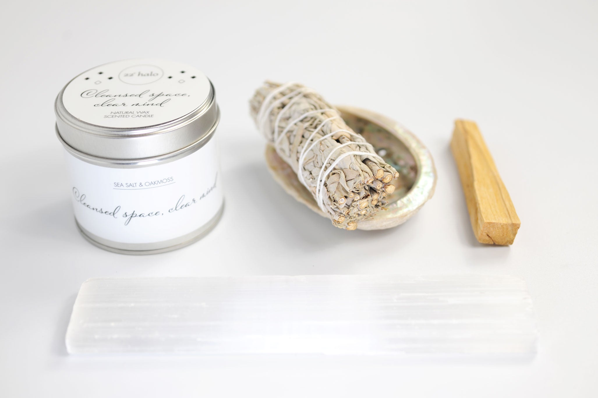 Complete Energy Cleansing Gift Set with Sage & Palo Santo