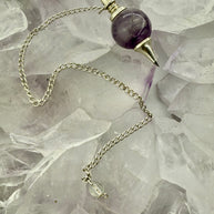 Amethyst Crystal Pendulum