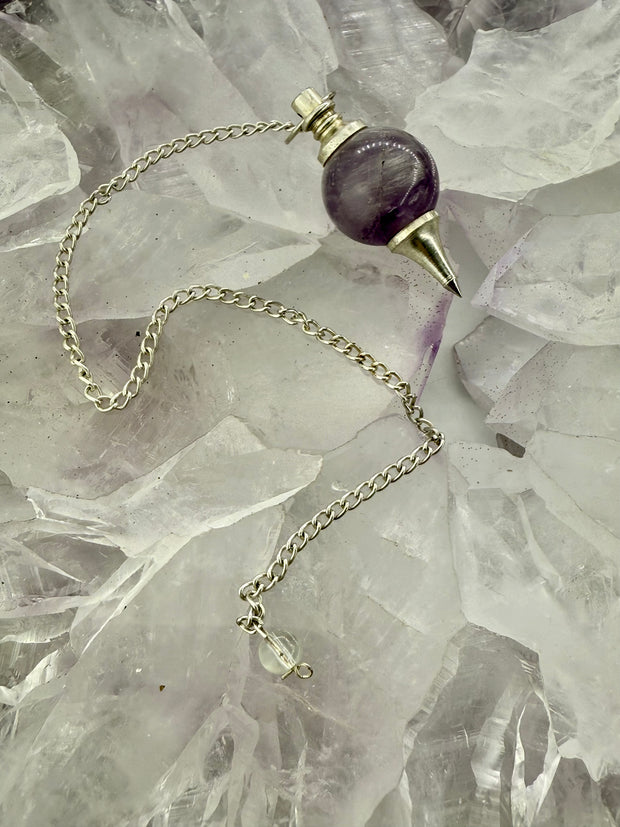 Amethyst Crystal Pendulum