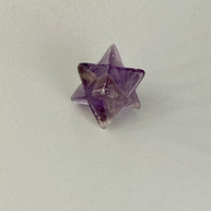 Amethyst Merkabah Star - Healing Crystal