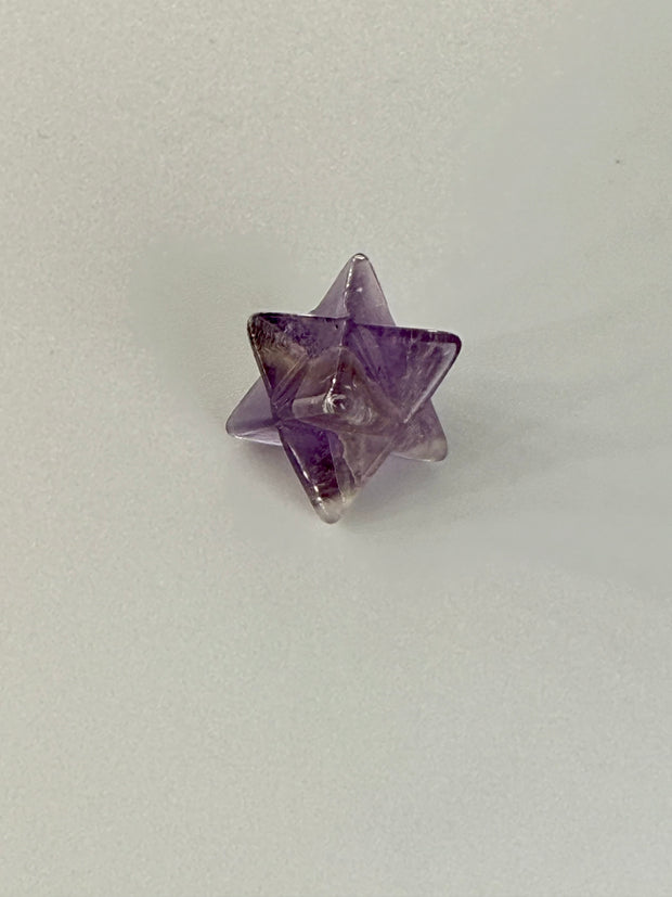 Amethyst Merkabah Star - Healing Crystal