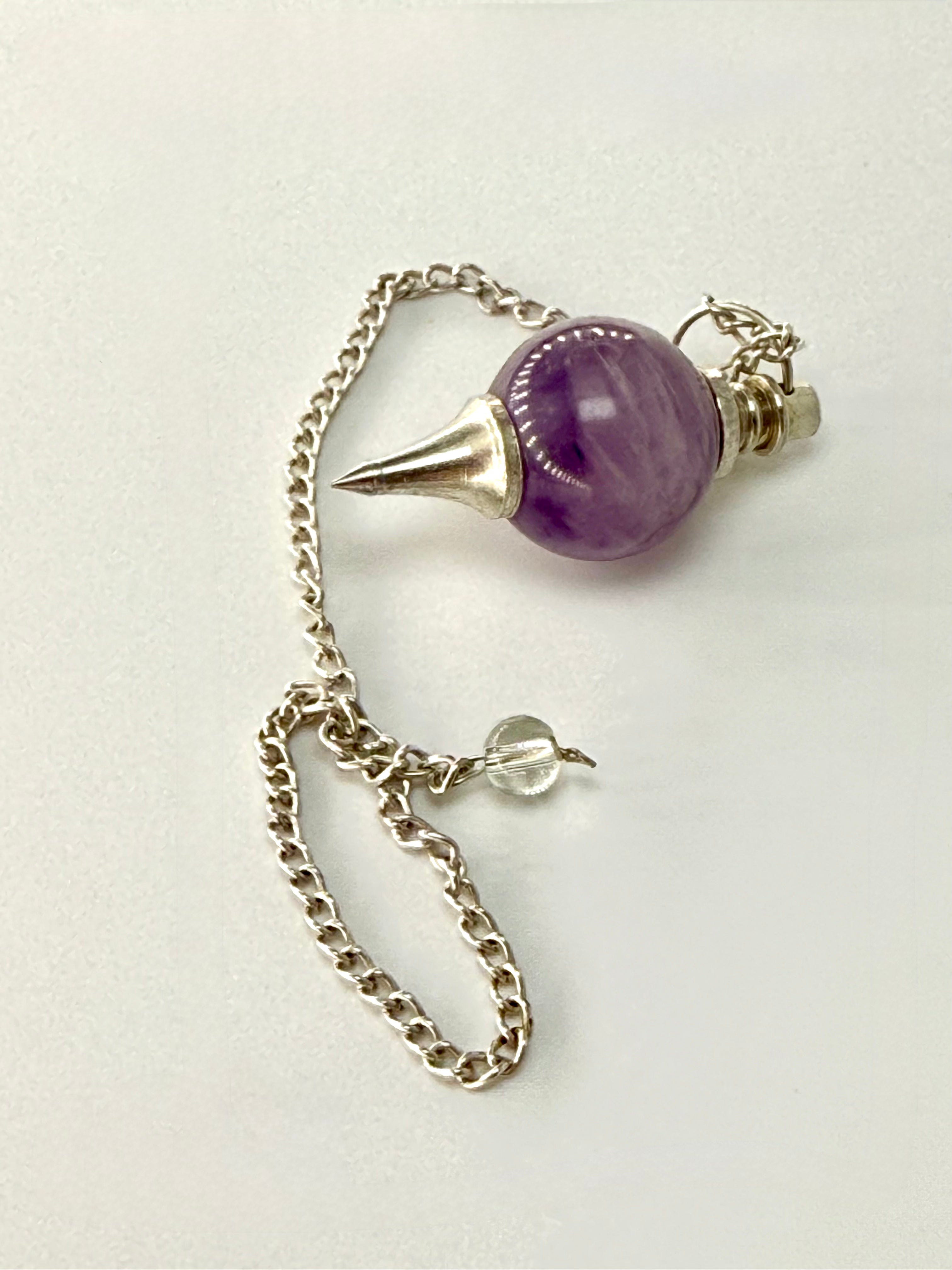 Amethyst Crystal Pendulum