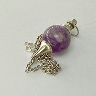 Amethyst Crystal Pendulum