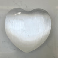 Large Polished Selenite Heart