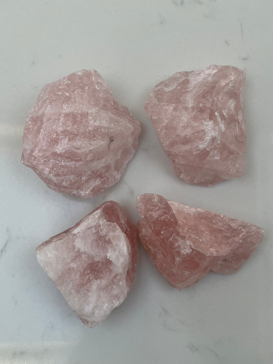 Rough Rose Quartz Chunks