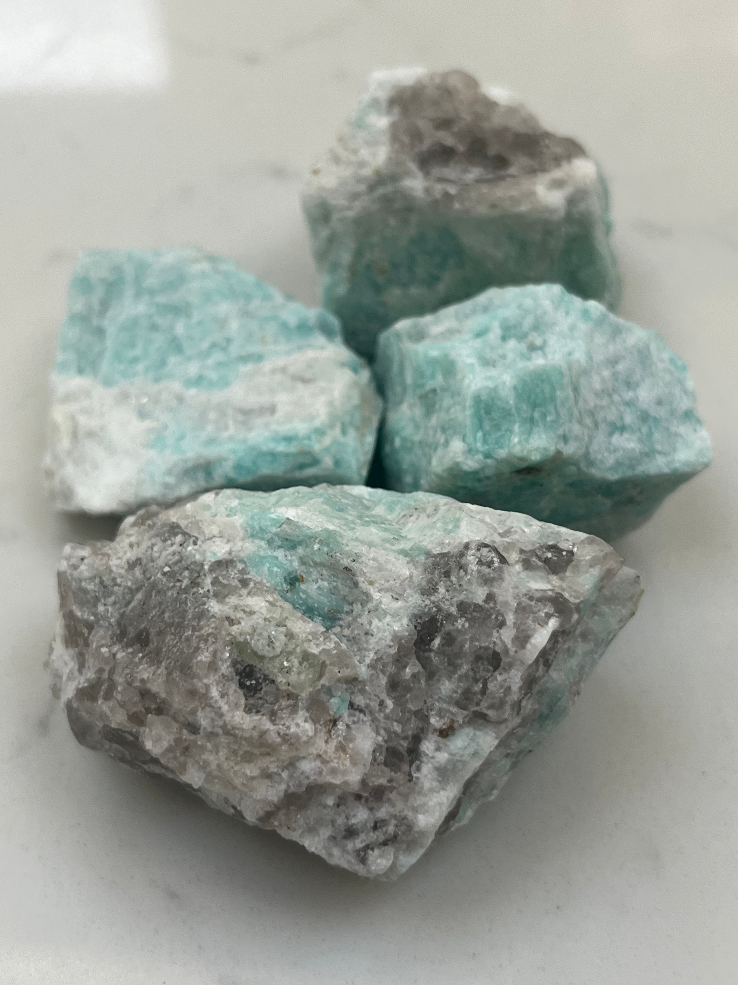 Rough Amazonite Chunks