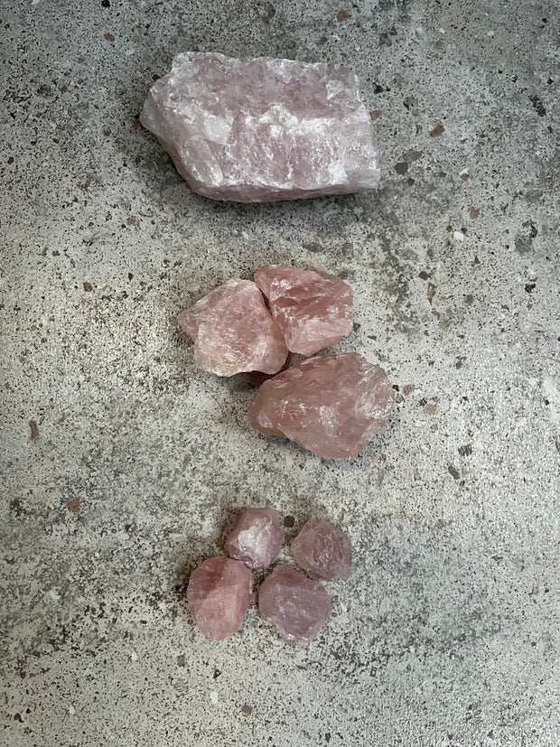 Rough Rose Quartz Chunks