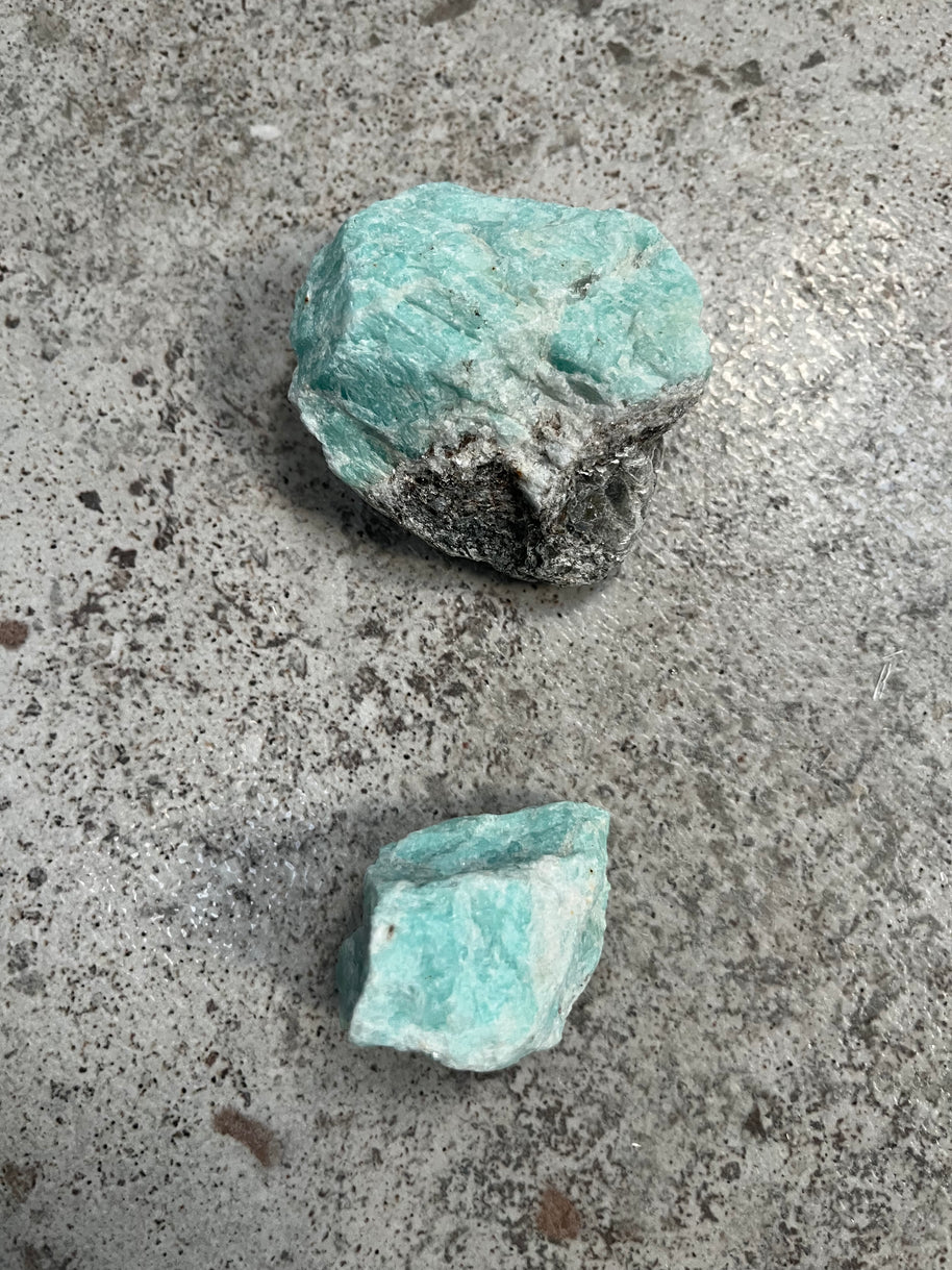 Rough Amazonite Chunks