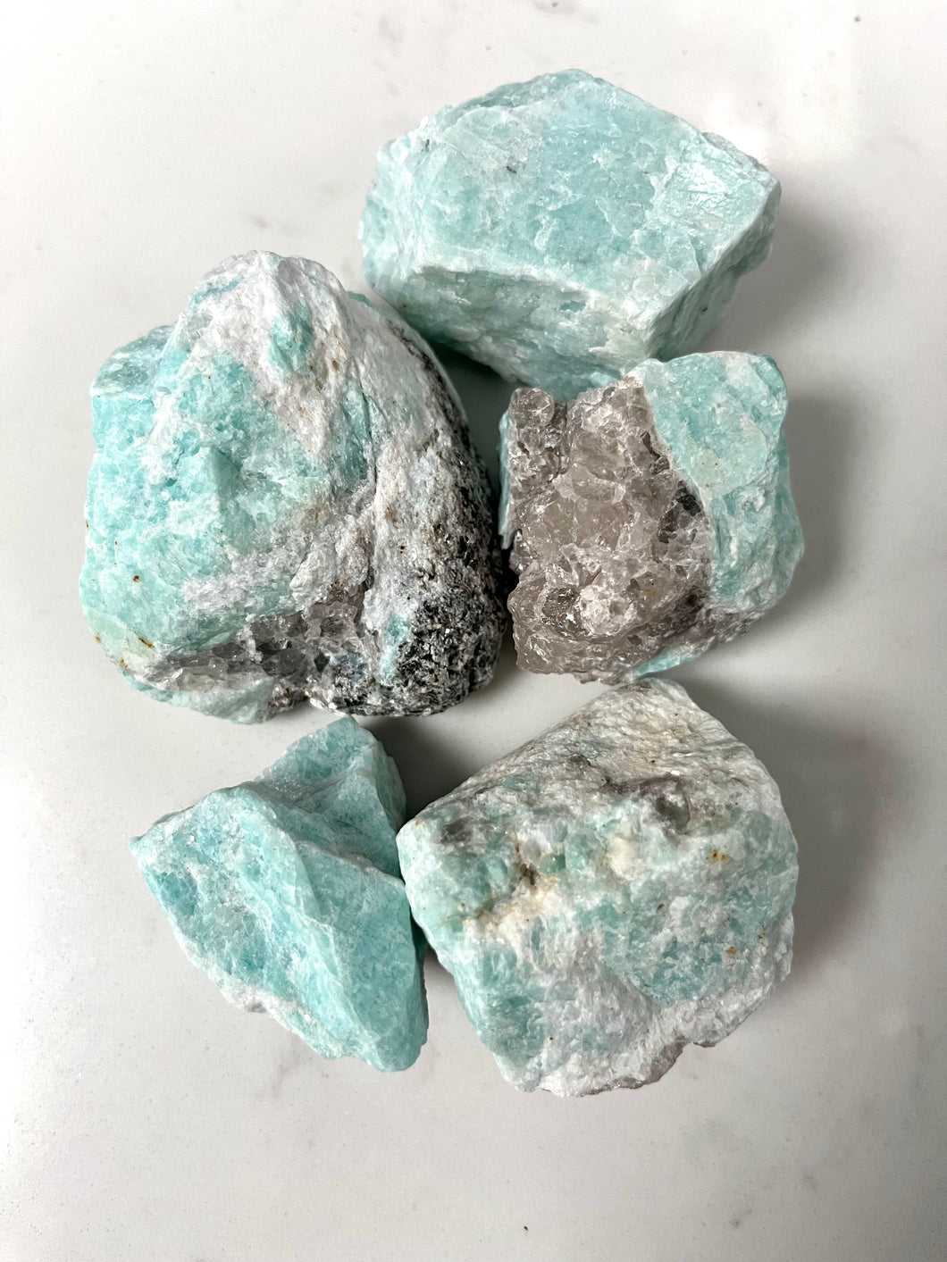 Rough Amazonite Chunks