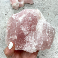 Extra Large Rough Rose Quartz Chunk