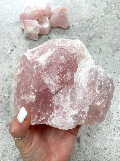 Extra Large Rough Rose Quartz Chunk