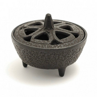 Cast Iron Wax Warmer | Incense Burner | Smudge Pot