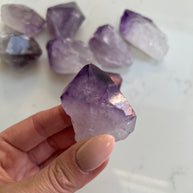 Amethyst Crystal Part Polished