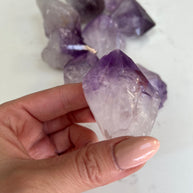 Amethyst Crystal Part Polished