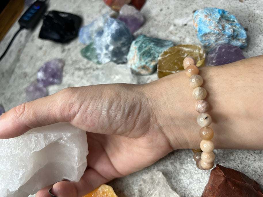 Healing crystal bracelets