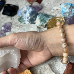 Healing crystal bracelets