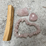 Rose Quartz Crystal Kit