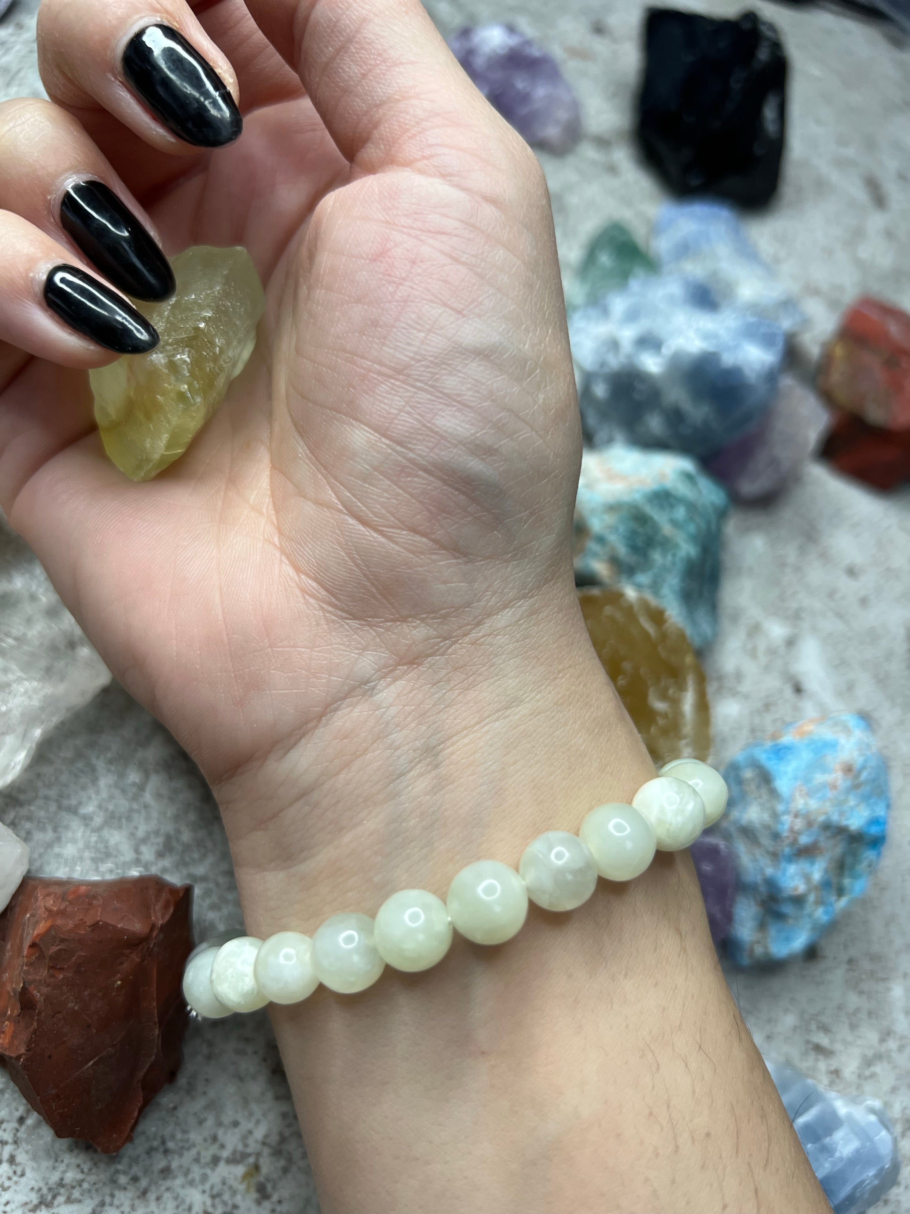 Healing crystal bracelets