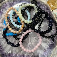 Healing crystal bracelets