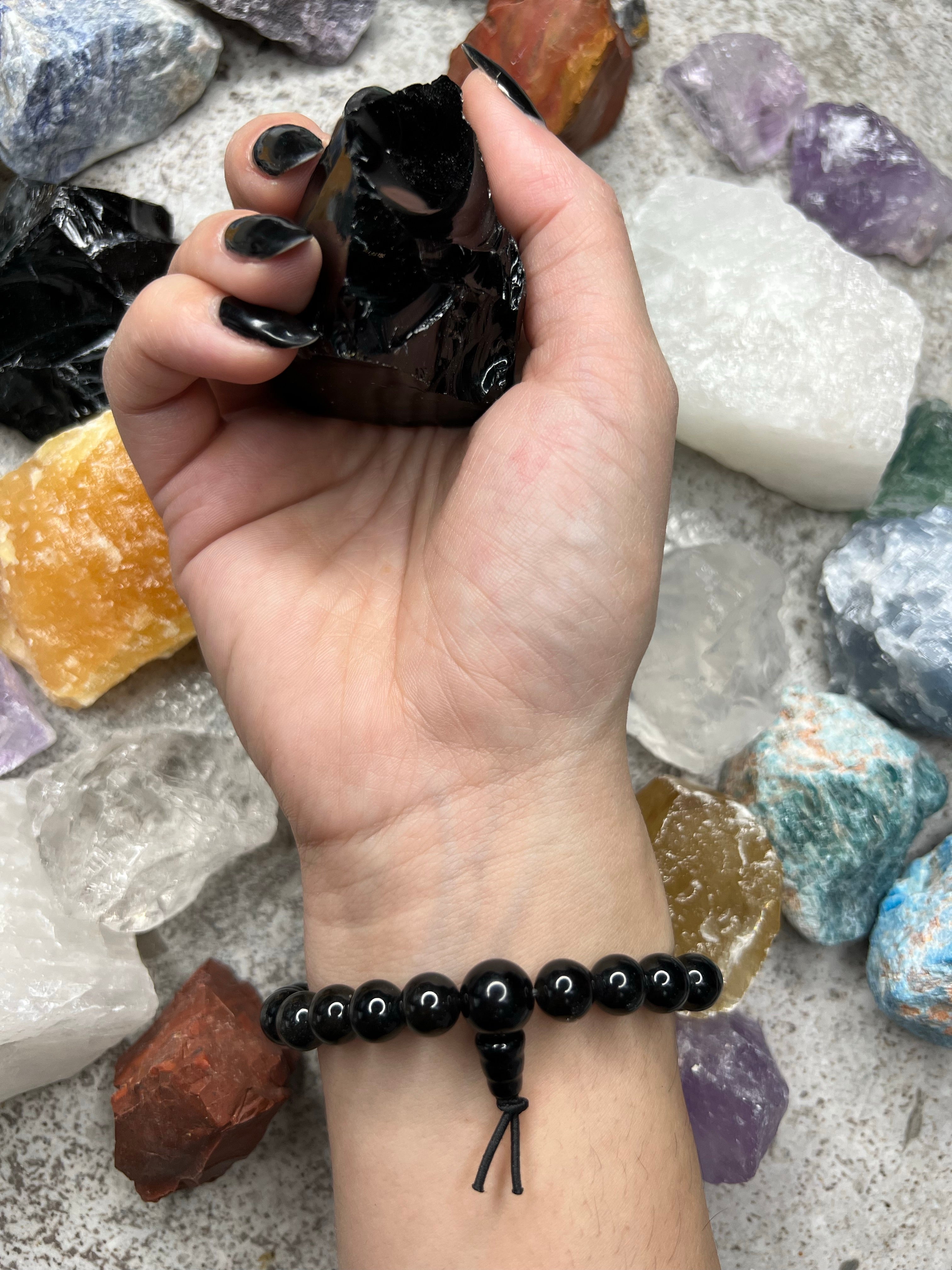 Healing crystal bracelets