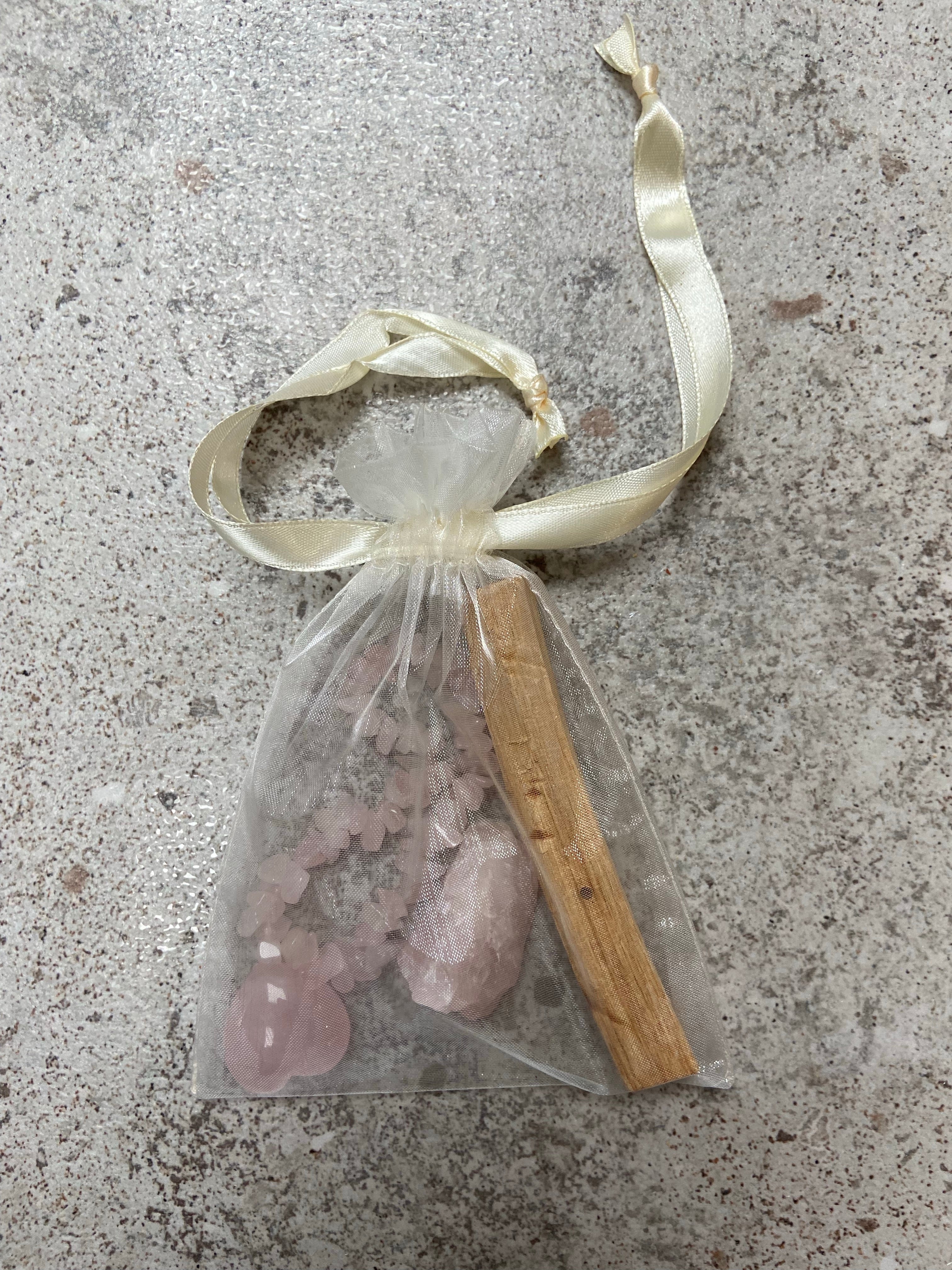 Rose Quartz Crystal Kit