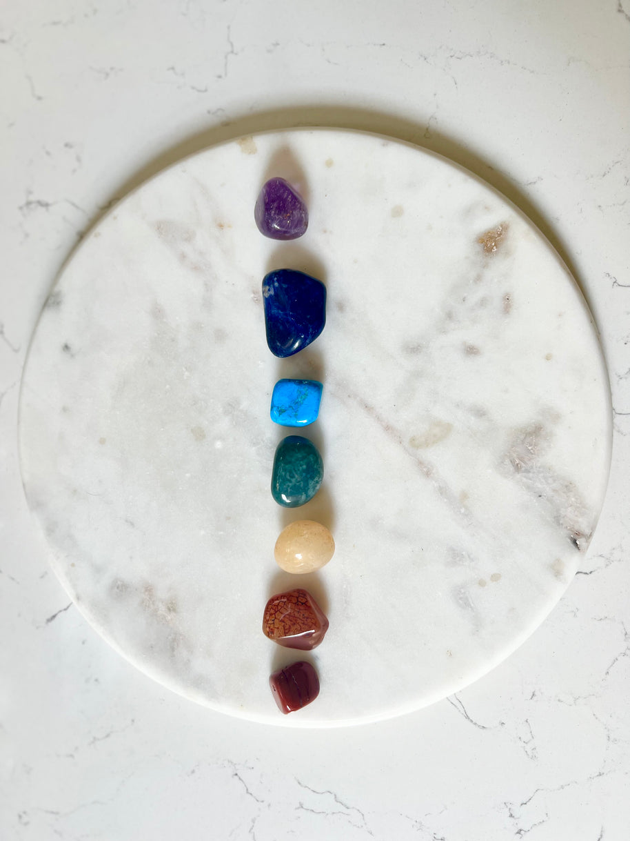 Chakra Tumblestone Crystal Set