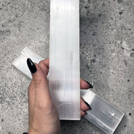 Selenite Crystal Wand- Perfect Selenite Stick for Meditation + Rituals